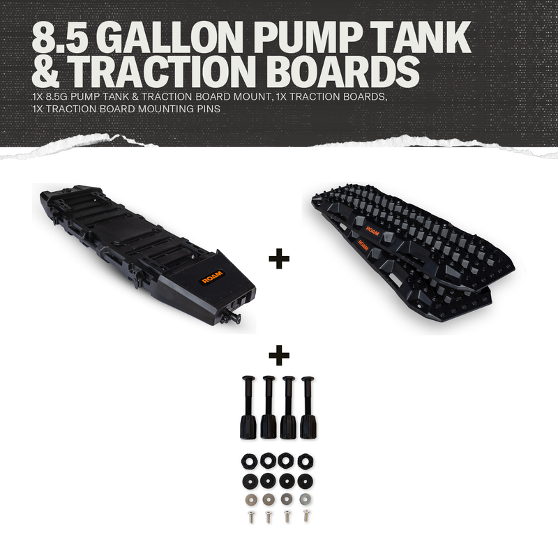 8.5G Pump Tank & Traction Boards Bundle contents
