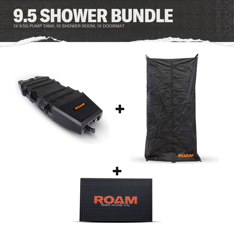 9.5G Shower Bundle contents