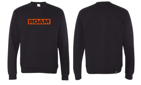 Roam Logo Topo Crew Neck