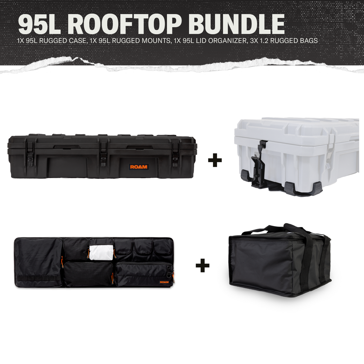 ROAM 95L Rooftop Bundle - Slate enlarged image 1