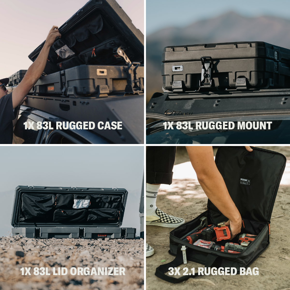 ROAM 83L Rooftop Bundle - Desert Tan enlarged image 2