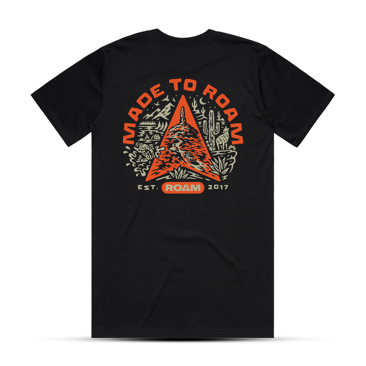 ROAM Made To Roam Tee Shirt - m-1 enlarged image 2