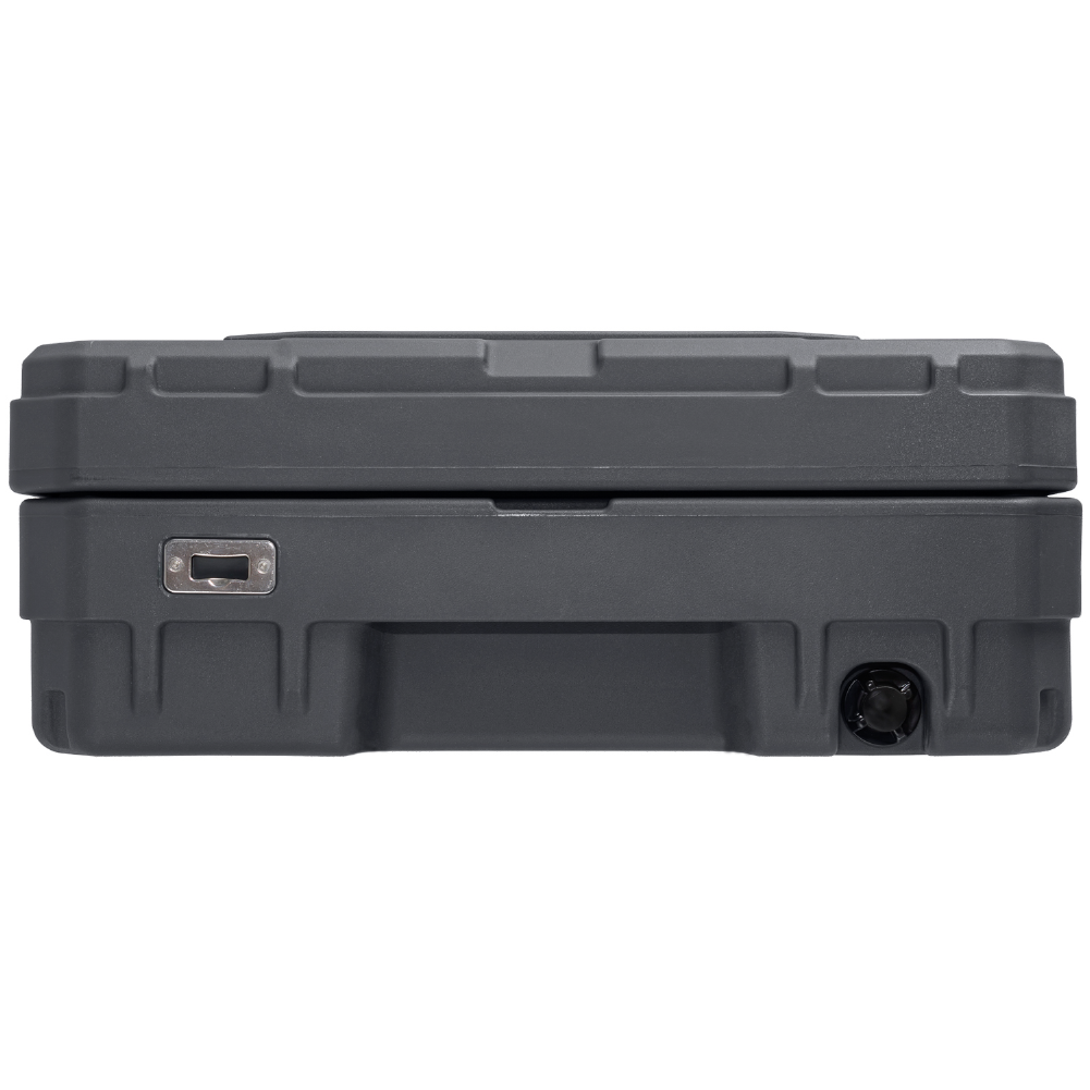 Back of the Slate 83L Rugged Case shows drain plug and bottle opener enlarged image 7