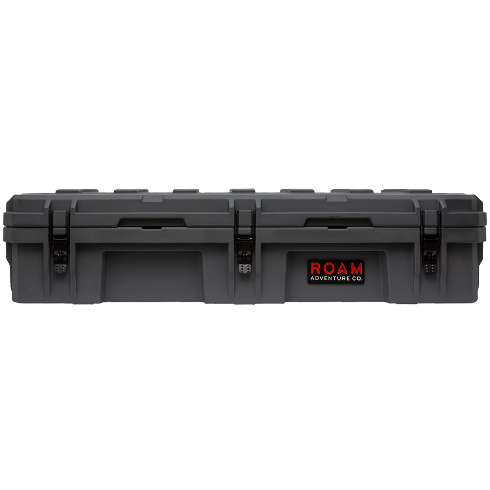 ROAM 95L Rugged Case — large low-profile durable storage box in Slate gray color enlarged image 4
