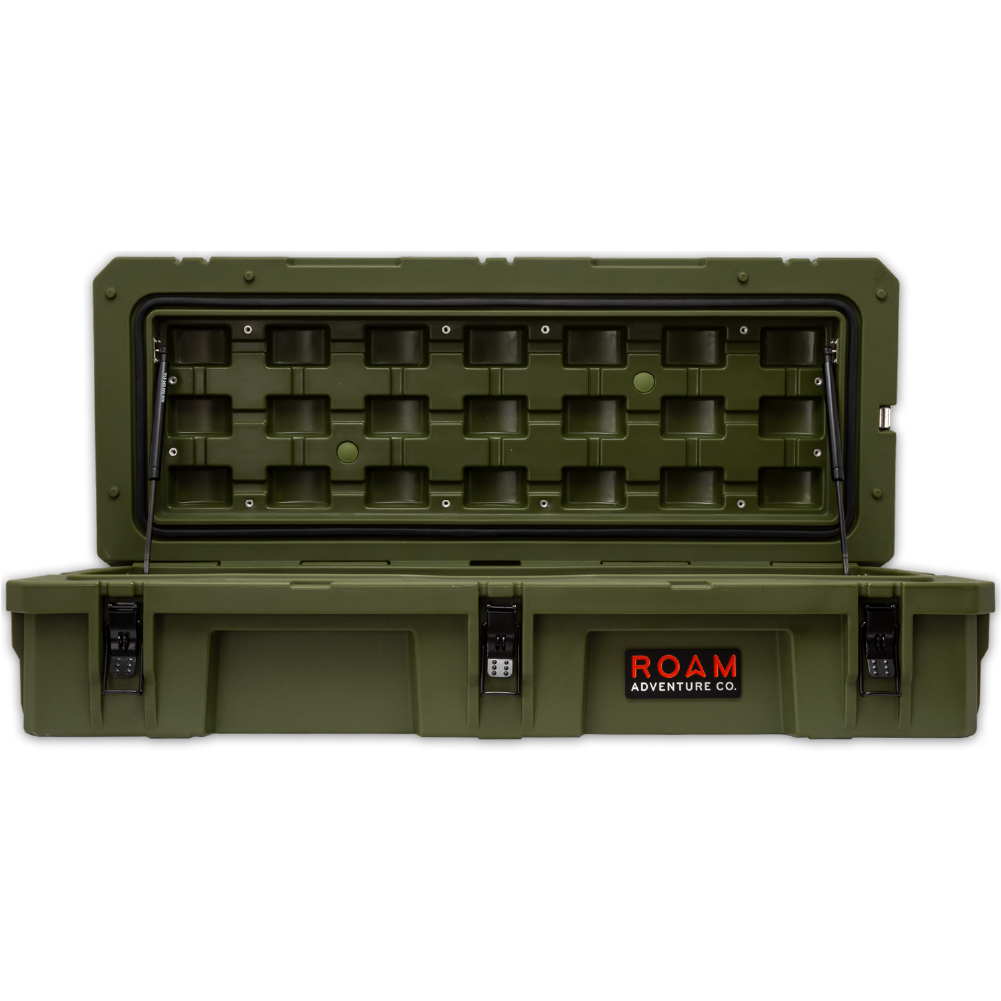 ROAM 95L Rugged Case — large low-profile durable storage box in OD Green color enlarged image 12