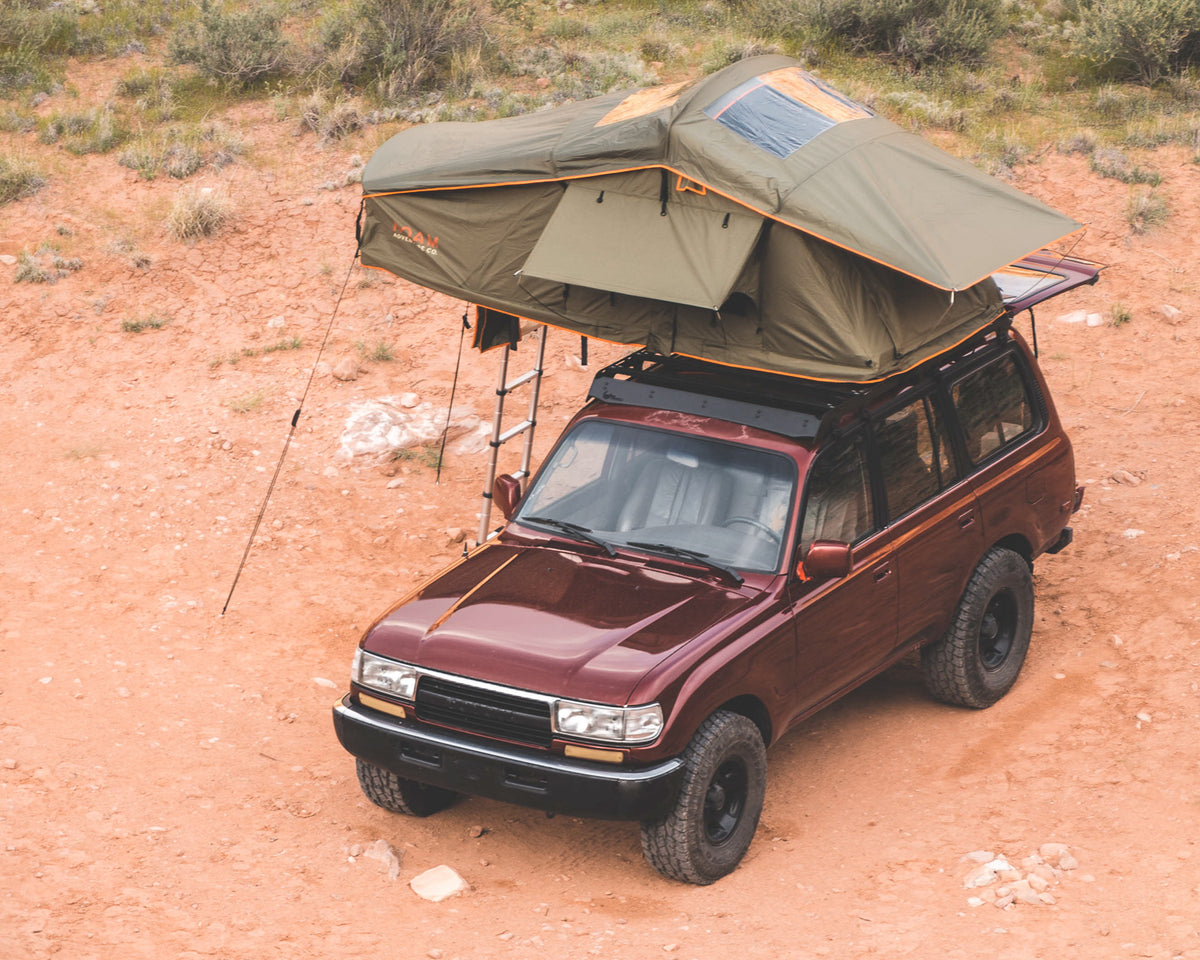 Vagabond Rooftop Tent in Forest Green Hyper Orange enlarged image 27
