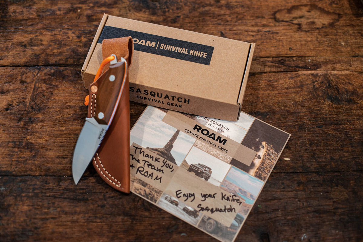 ROAM Coyote Knife (Limited Edition By Sasquatch Survival Gear) product image 11 enlarged image 11